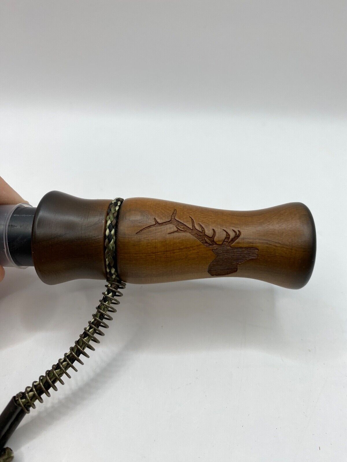 Genuinely Amish Crafted Wooden Elk Bugle Call with Lanyard