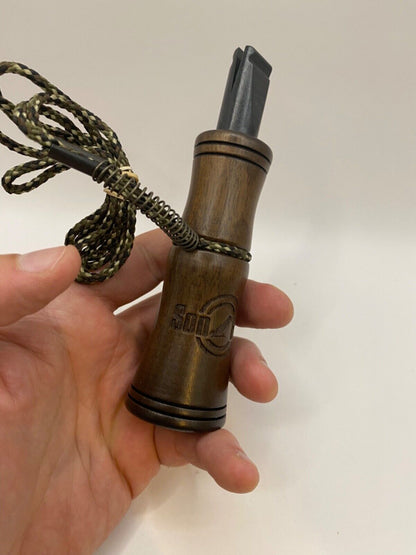Wooden Amish Crafted Son Rize Crow Call - Big, Full Sound