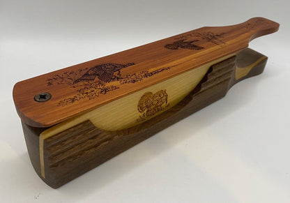 Genuinely Amish Crafted "Handle Half Moon" Turkey Box Call