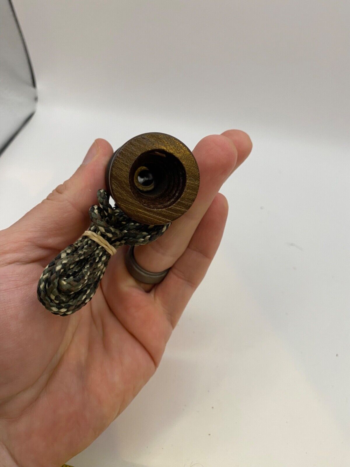 Genuinely Amish Crafted Duck Call with Lanyard - Wooden