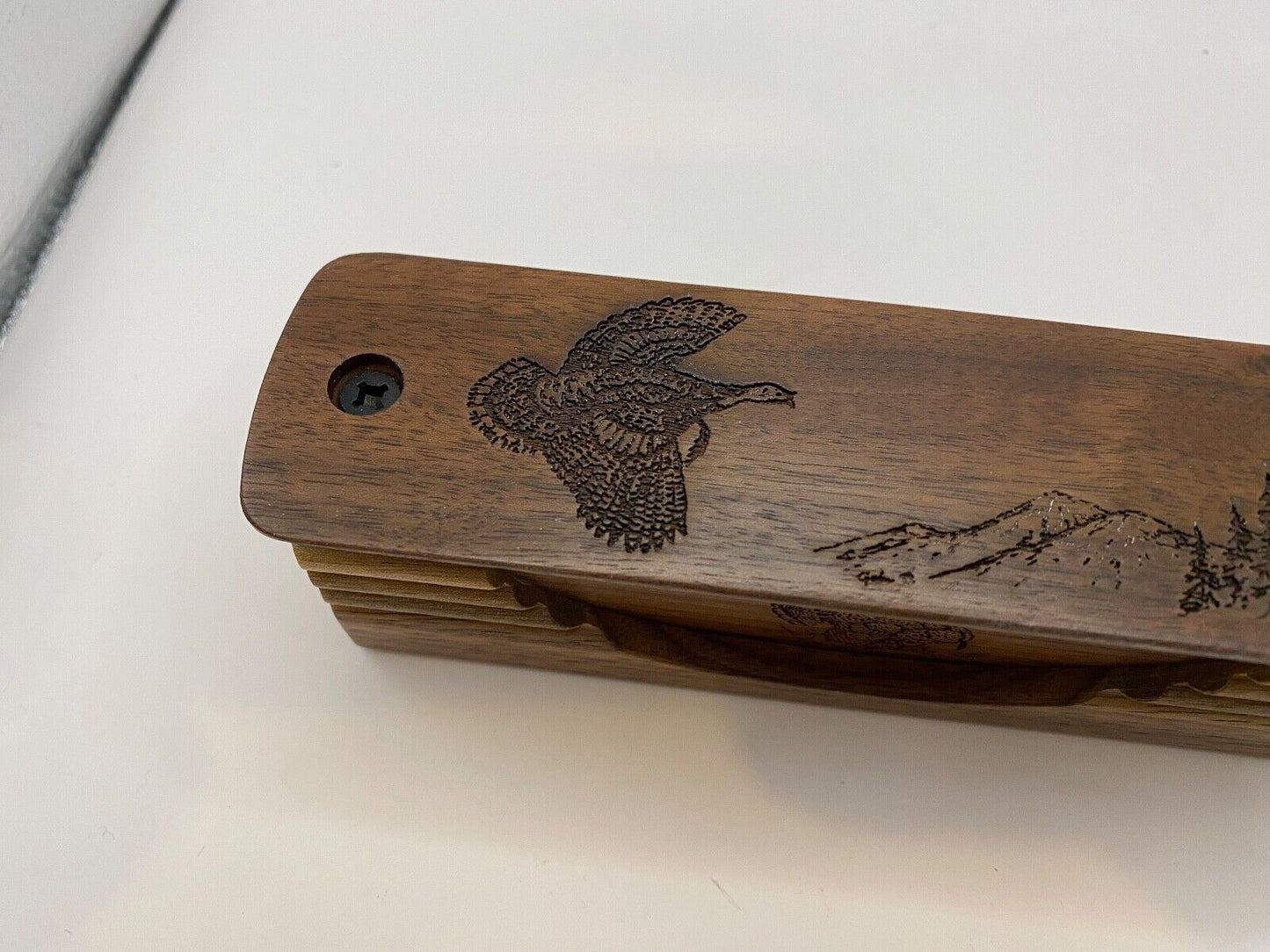 Genuinely Amish Crafted "Half Moon" Turkey Box Call