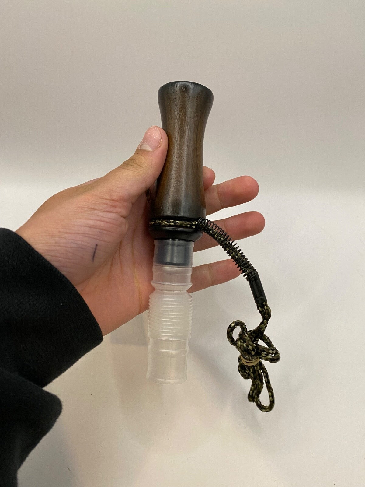 Genuinely Amish Crafted Wooden Coyote Howler Call with Lanyard - New, Unused!