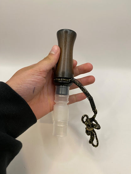 Genuinely Amish Crafted Wooden Coyote Howler Call with Lanyard - New, Unused!