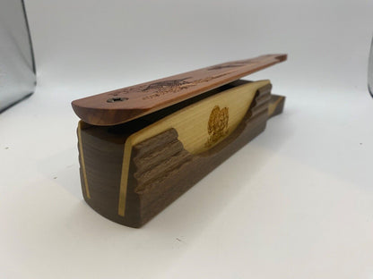 Genuinely Amish Crafted "Handle Half Moon" Turkey Box Call