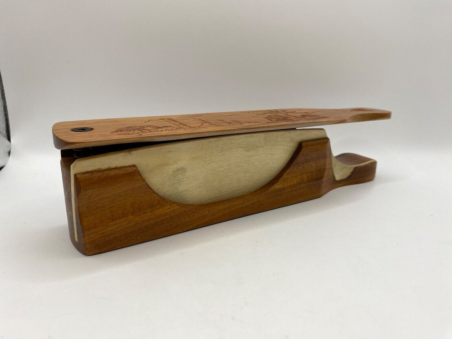 Genuinely Amish Crafted "Handle Half Moon" Turkey Box Call