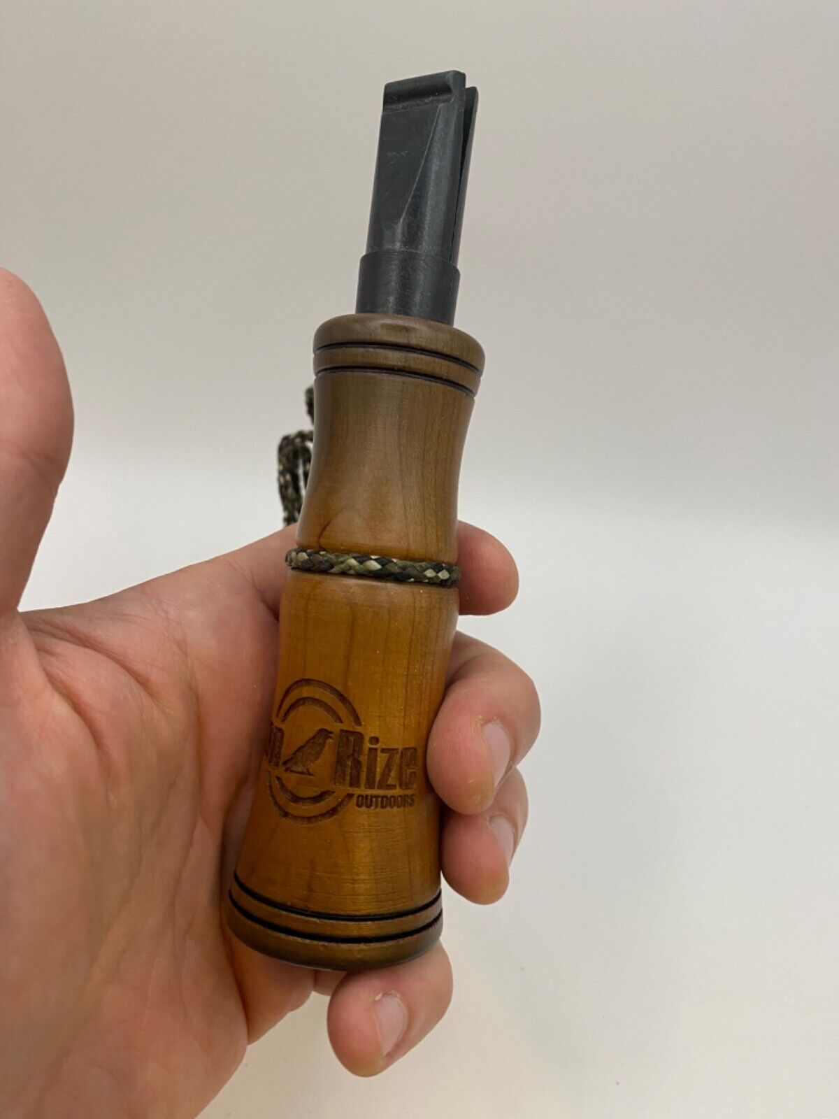 Wooden Amish Crafted Son Rize Crow Call - Big, Full Sound
