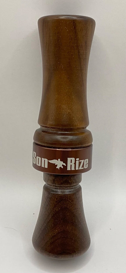 Wooden Amish Crafted Son Rize Duck Call - Big, Full Sound - New, Unused!