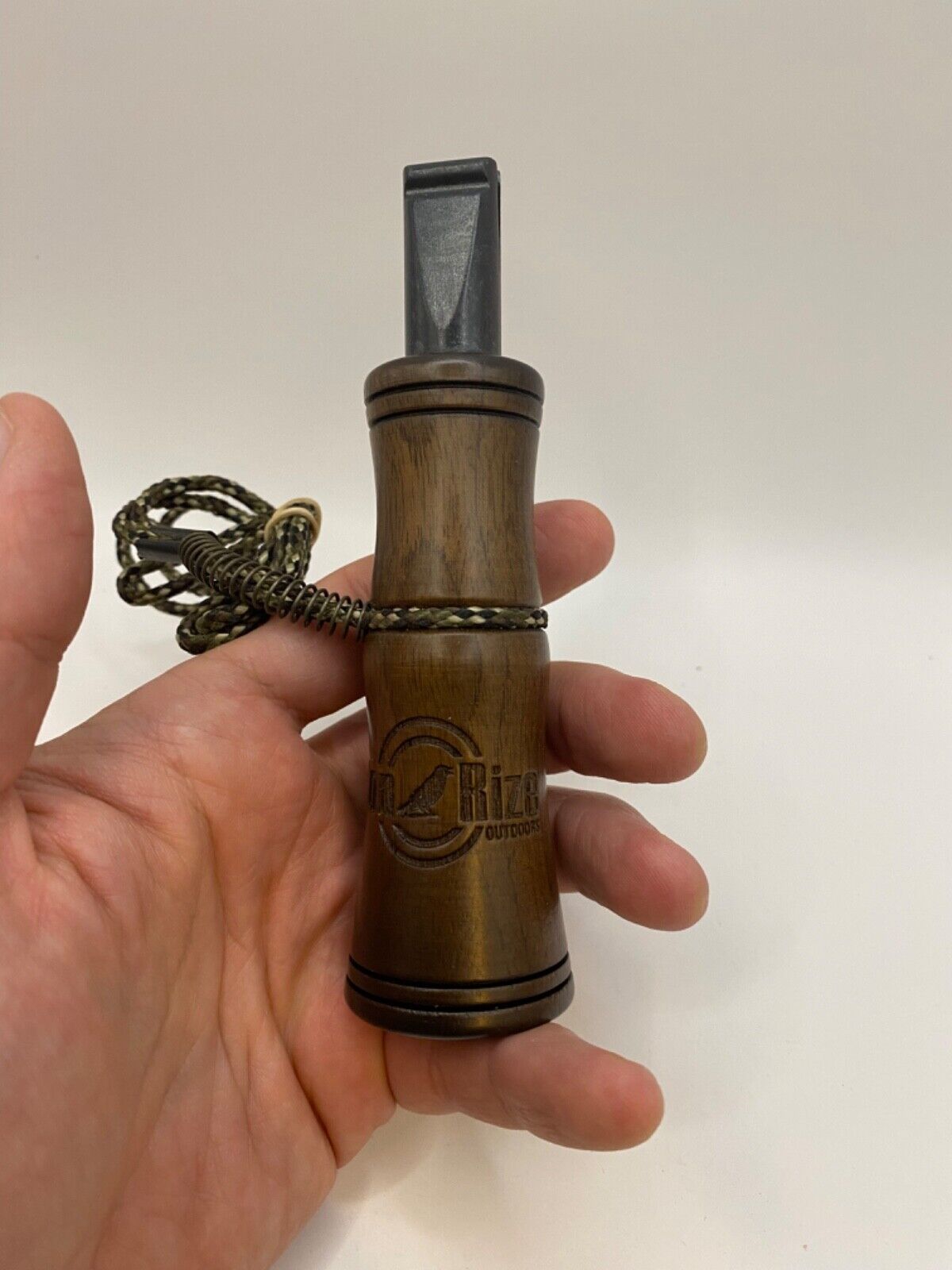 Wooden Amish Crafted Son Rize Crow Call - Big, Full Sound