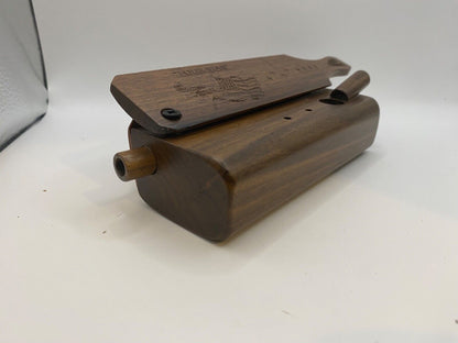 Genuinely Amish Crafted "Four Star" Combo Turkey Box Call - Crow, Owl, Hawk!