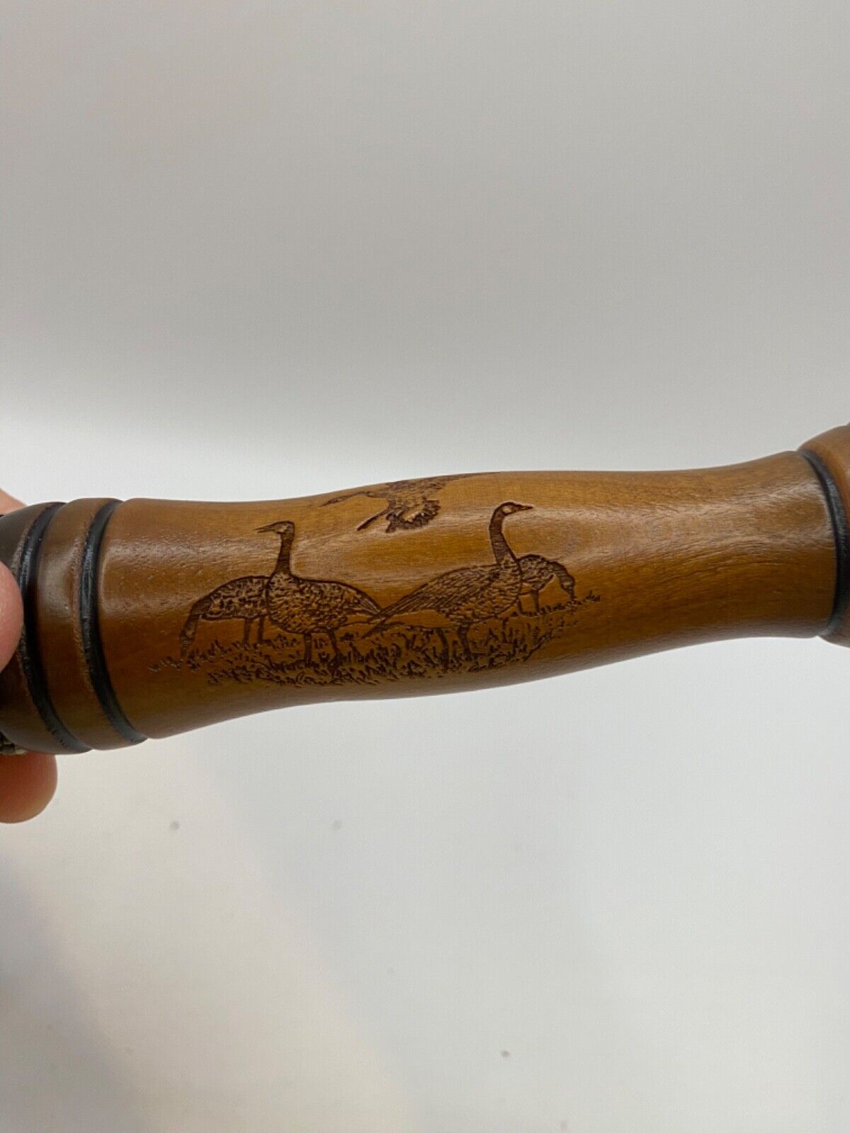 Genuinely Amish Crafted Goose Call with Lanyard - Honker