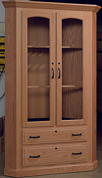 13 Gun Traditional Corner Cabinet