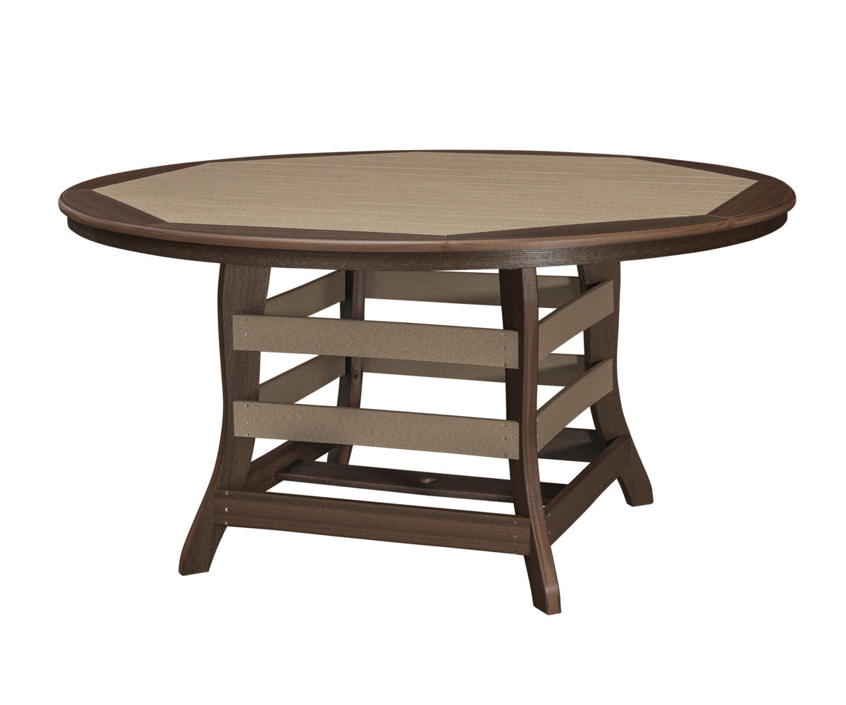Poly 60" Round Table w/Border
