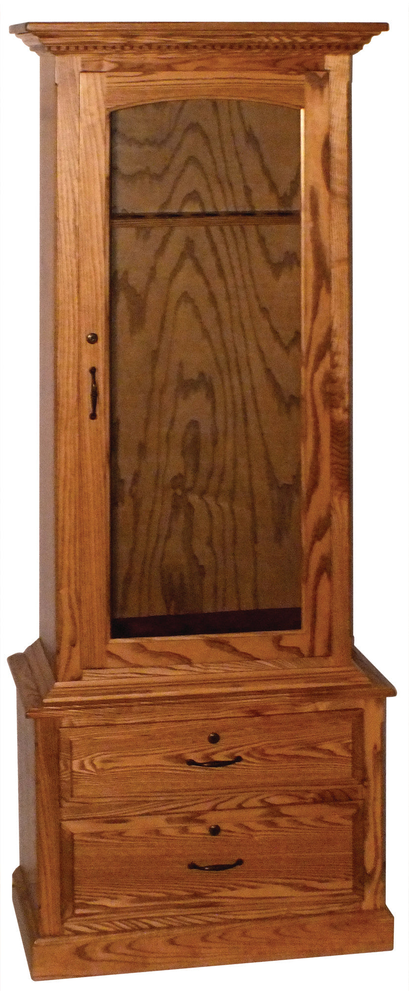 6 Gun Traditional Cabinet With Drawers