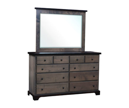 Manchester High Dresser with Large Beveled Mirror