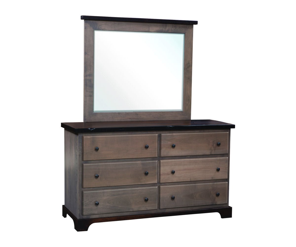 Manchester Standard Dresser with Medium Beveled Mirror