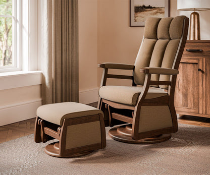 Paris Gliding Swivel Ottoman