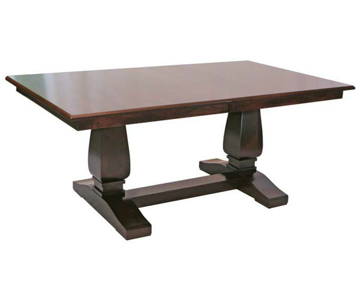 Accent Double Pedestal Table