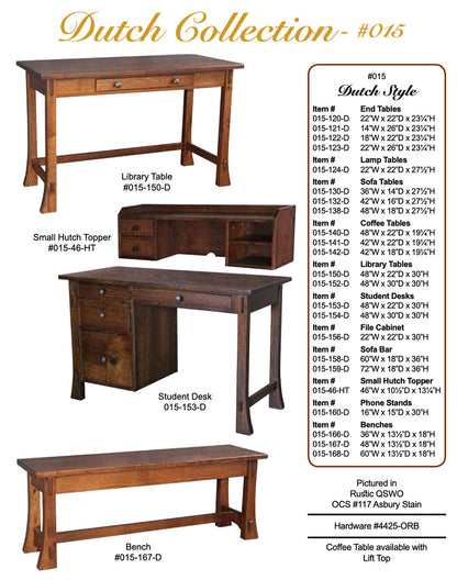 Dutch Small Hutch Topper