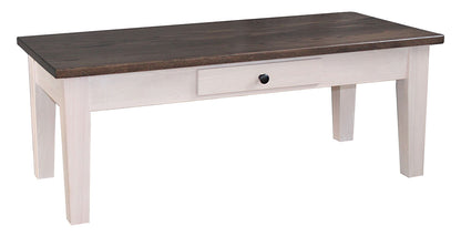 Shaker Heavy Leg 48″ Coffee Table