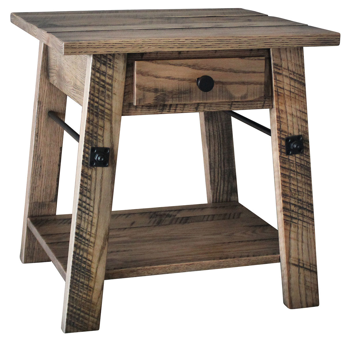 Ironwood Rough Sawn End Table