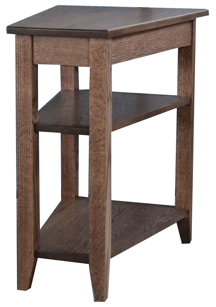 Woodland 10.5" - 18.5" Wedge End Table