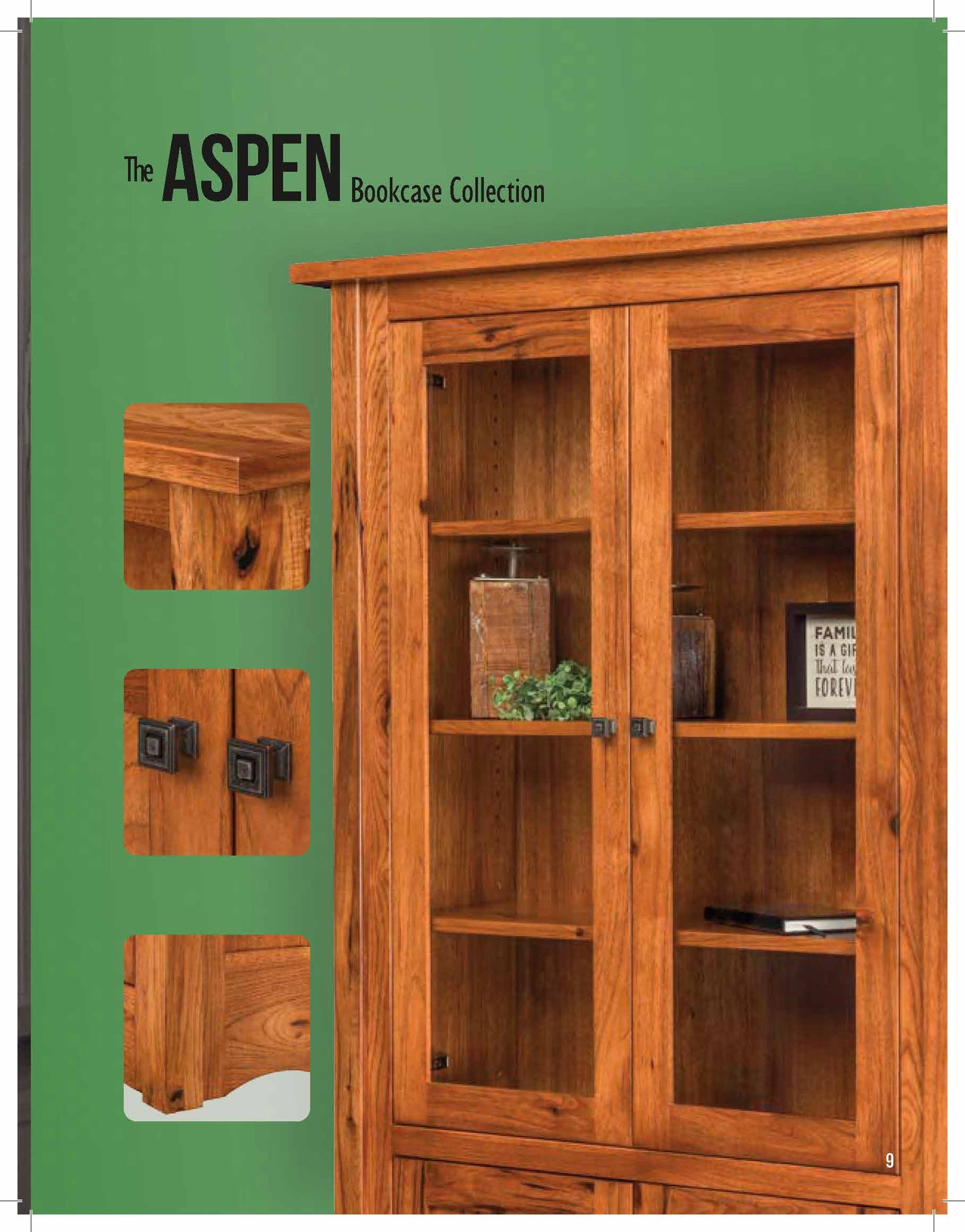 Aspen Wall Bookcase Unit