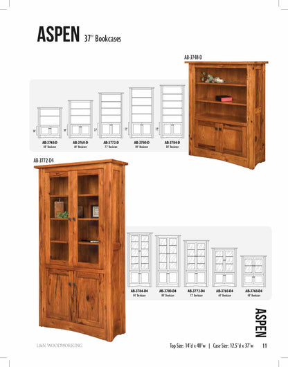 Aspen Wall Bookcase Unit