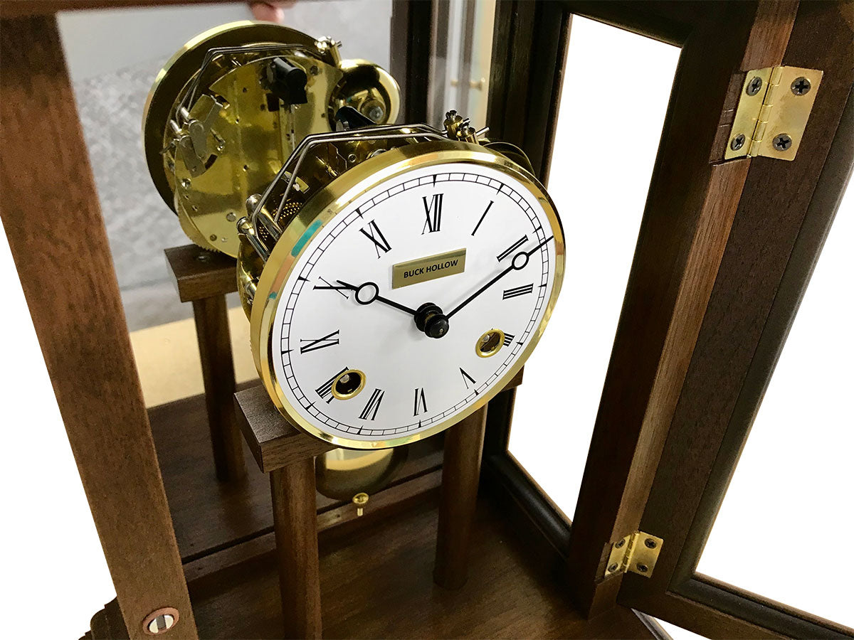 Crystal Regulator Clock - Wind Up