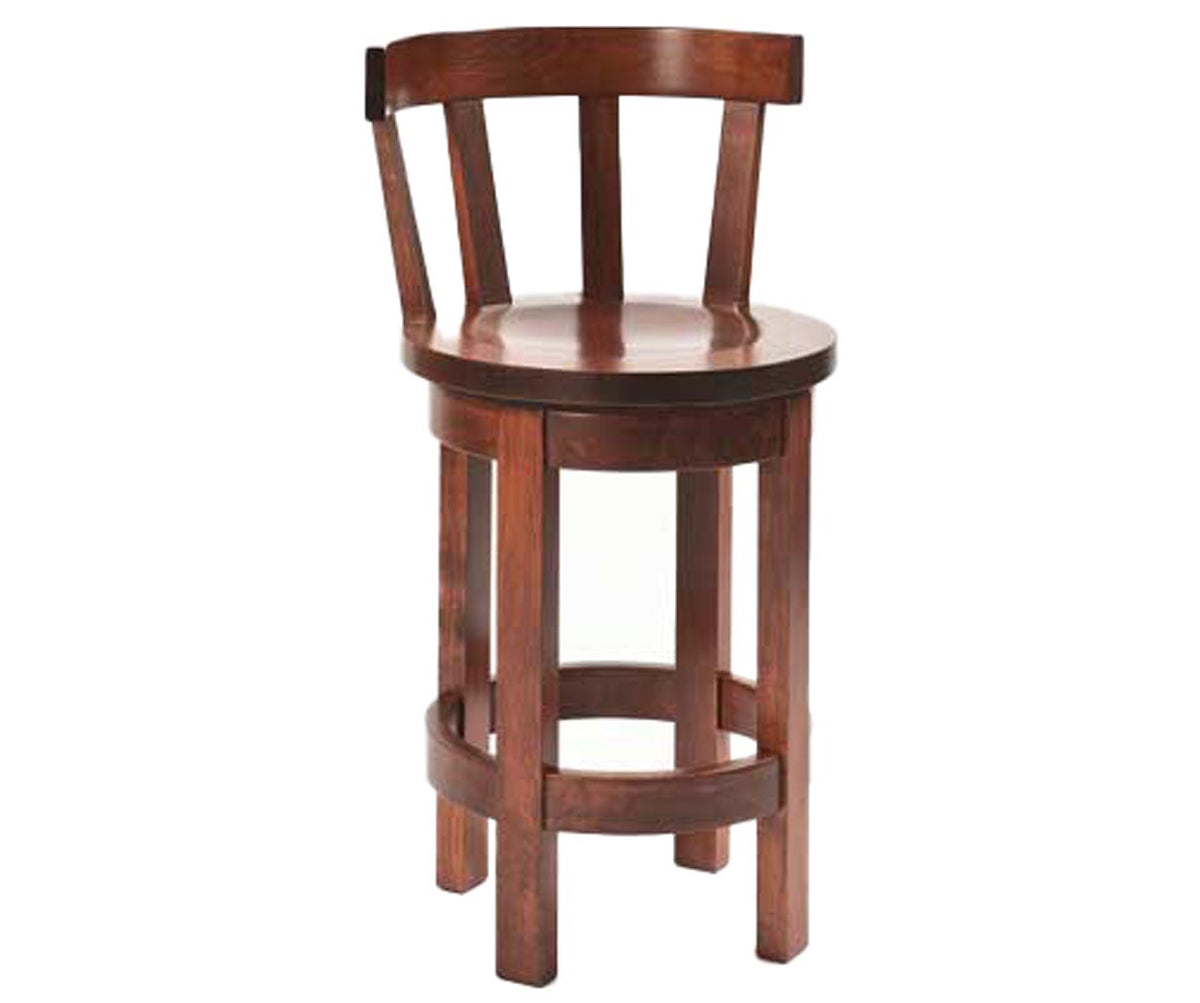 Barrel Meribeth Top Bar Stool