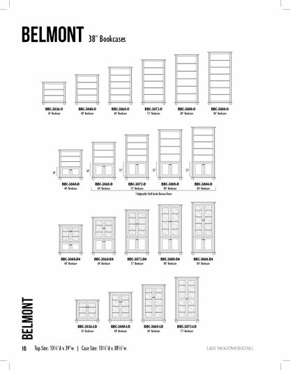 Belmont  Center Bookcase
