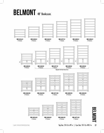Belmont  Center Bookcase