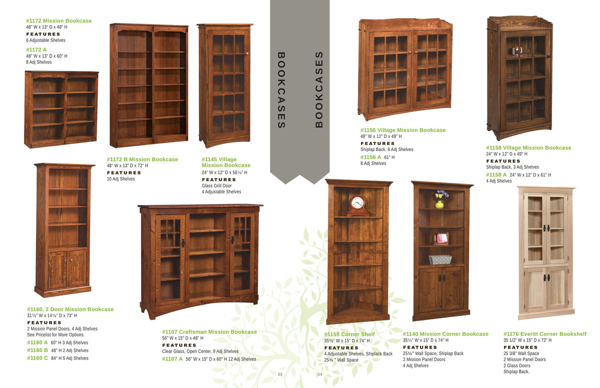 Everitt Corner Bookcase