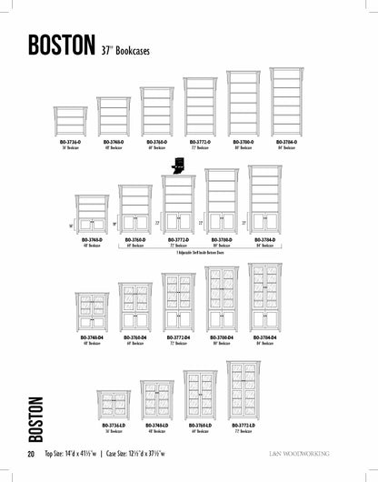 Boston  Open & Side Bookcases