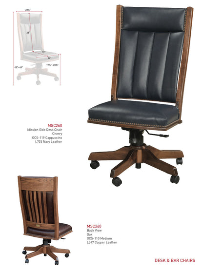 Mission Desk Chair without Arms