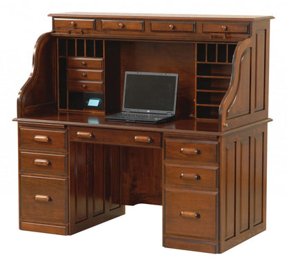 60″ Computer Deluxe Rolltop Desk