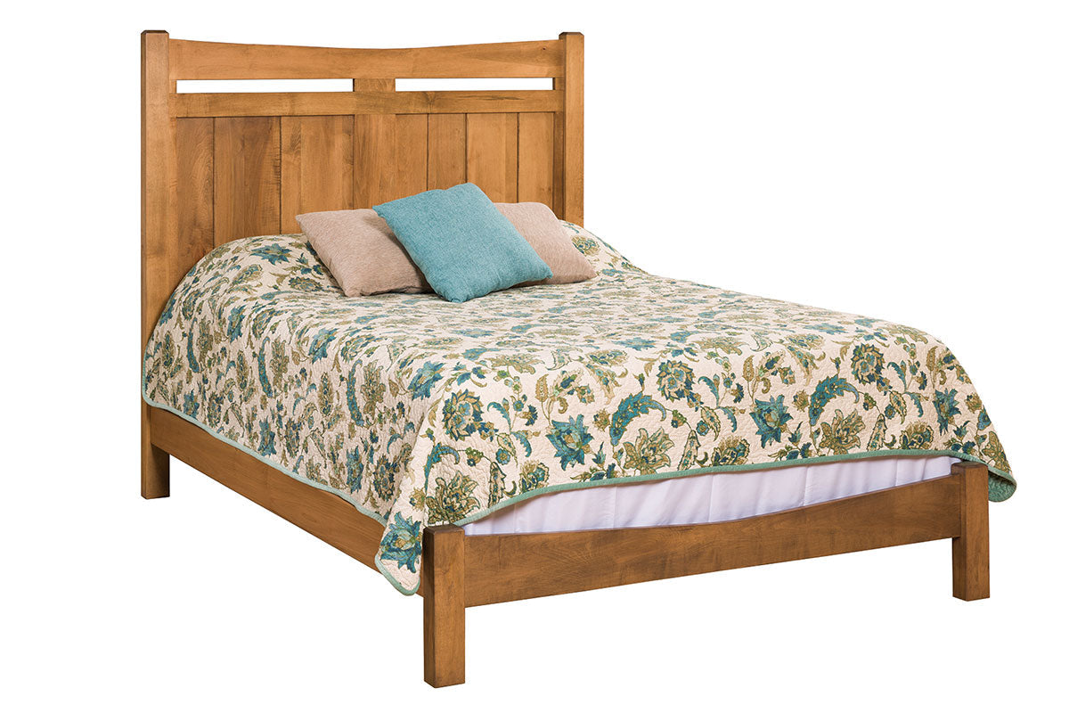 Homestead Bed with Low Profile Footboard