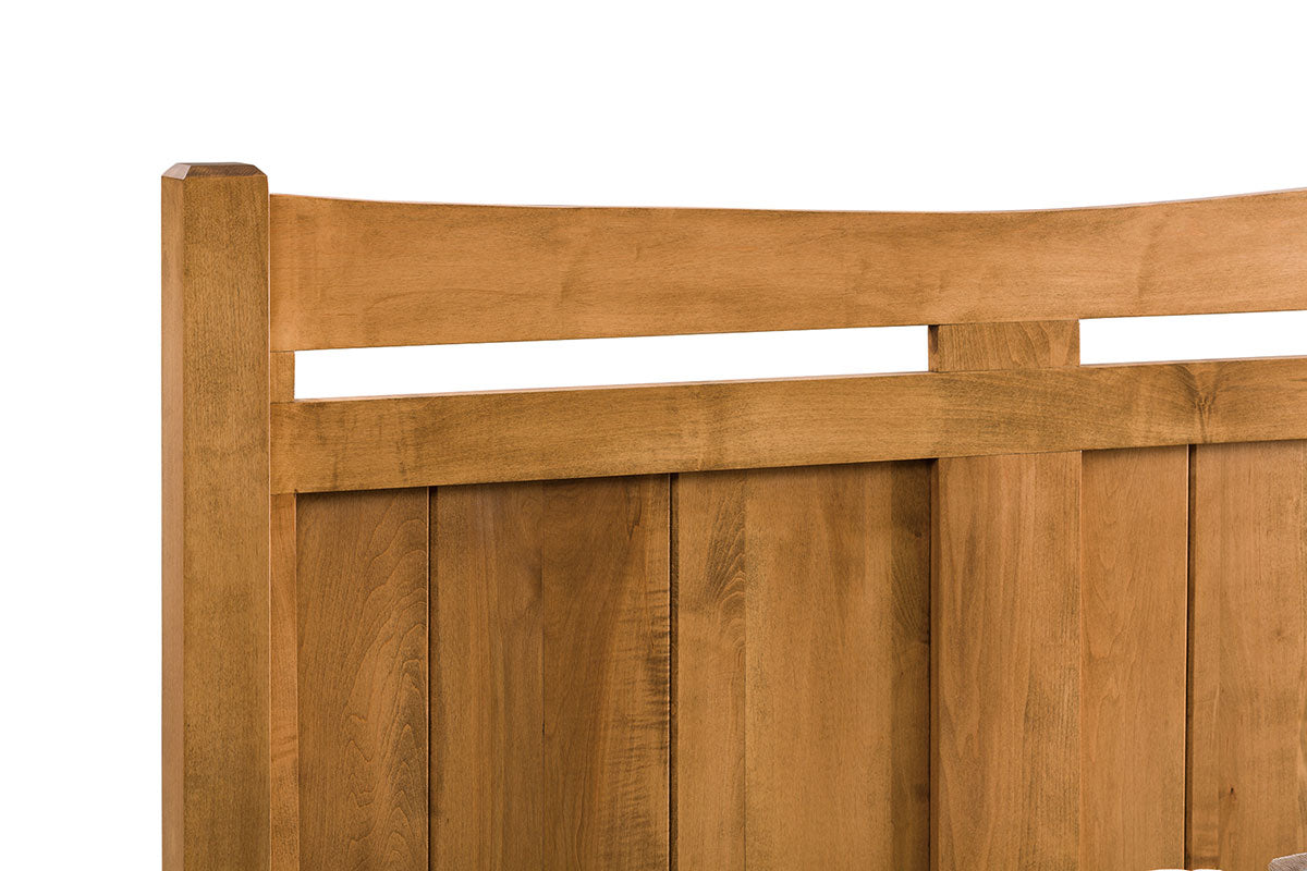 Homestead Bed with Low Profile Footboard