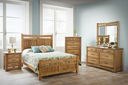 Homestead Bed with Low Profile Footboard