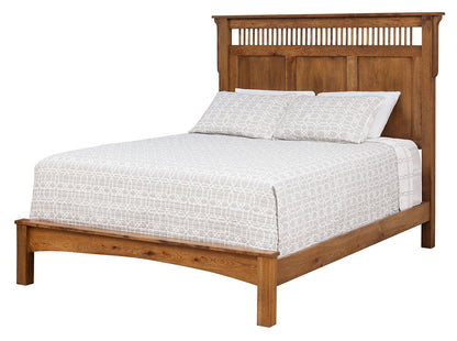 Lancaster Mission Bed with Low Profile Footboard
