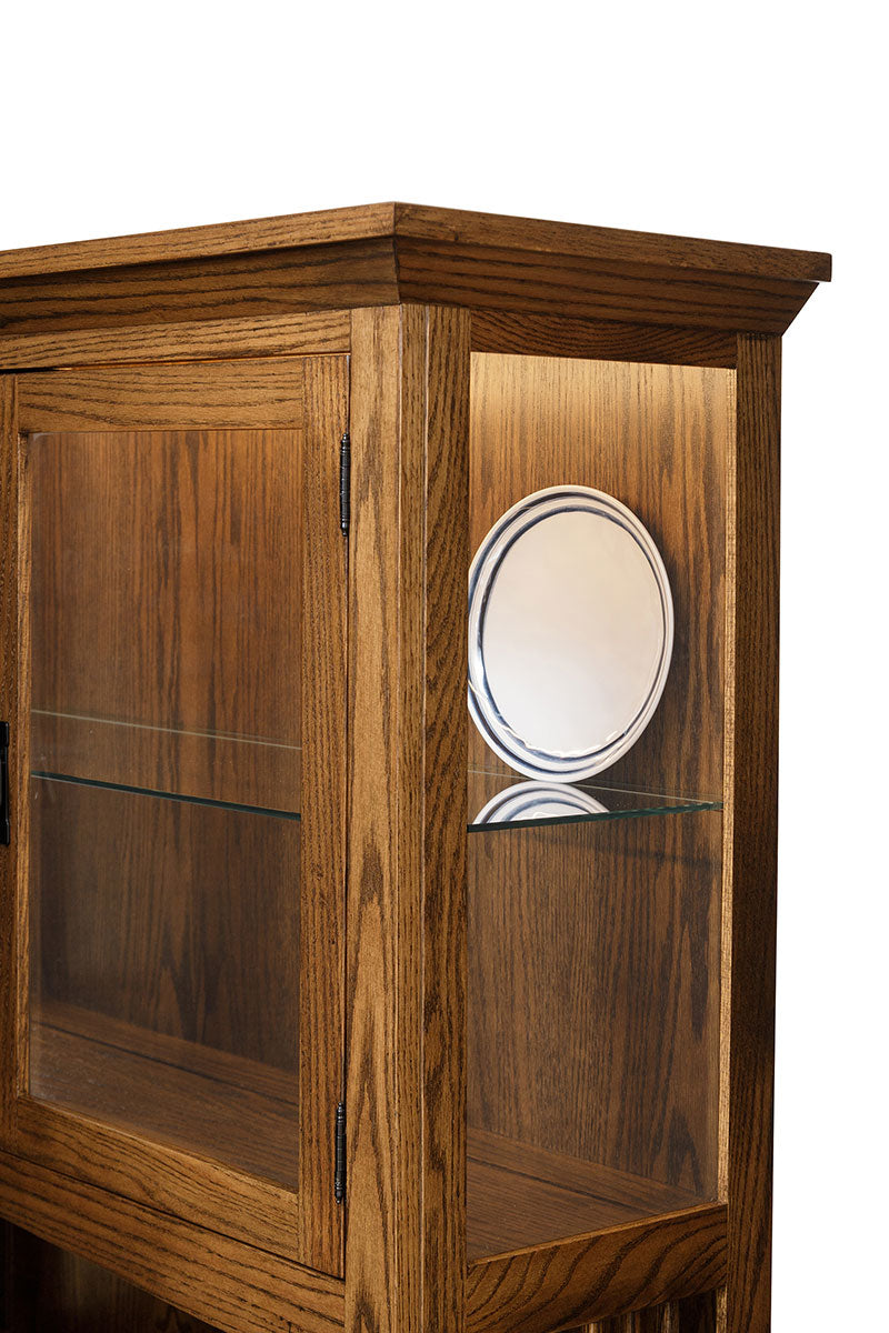Lancaster Mission Three Door China Hutch