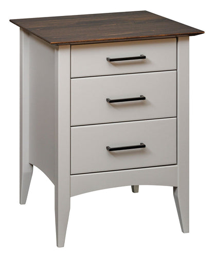 Simplicity Three Drawer Night Stand