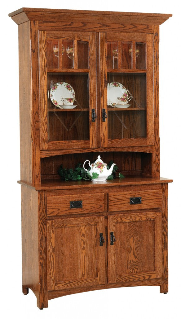 Century Mission 2-Door Hutch
