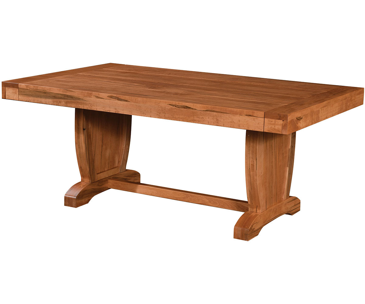 Chuckwagon Saw-Marked Farmhouse Table