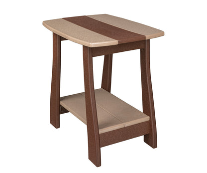 Poly Curved Leg End Table
