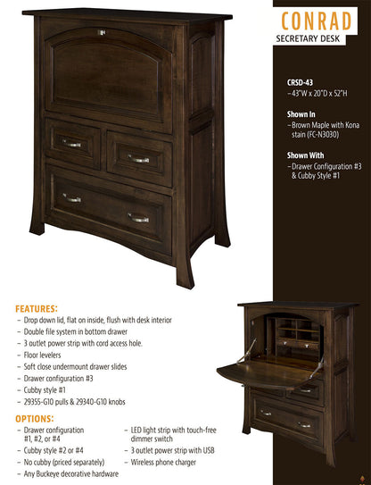 Conrad Secretary Desk