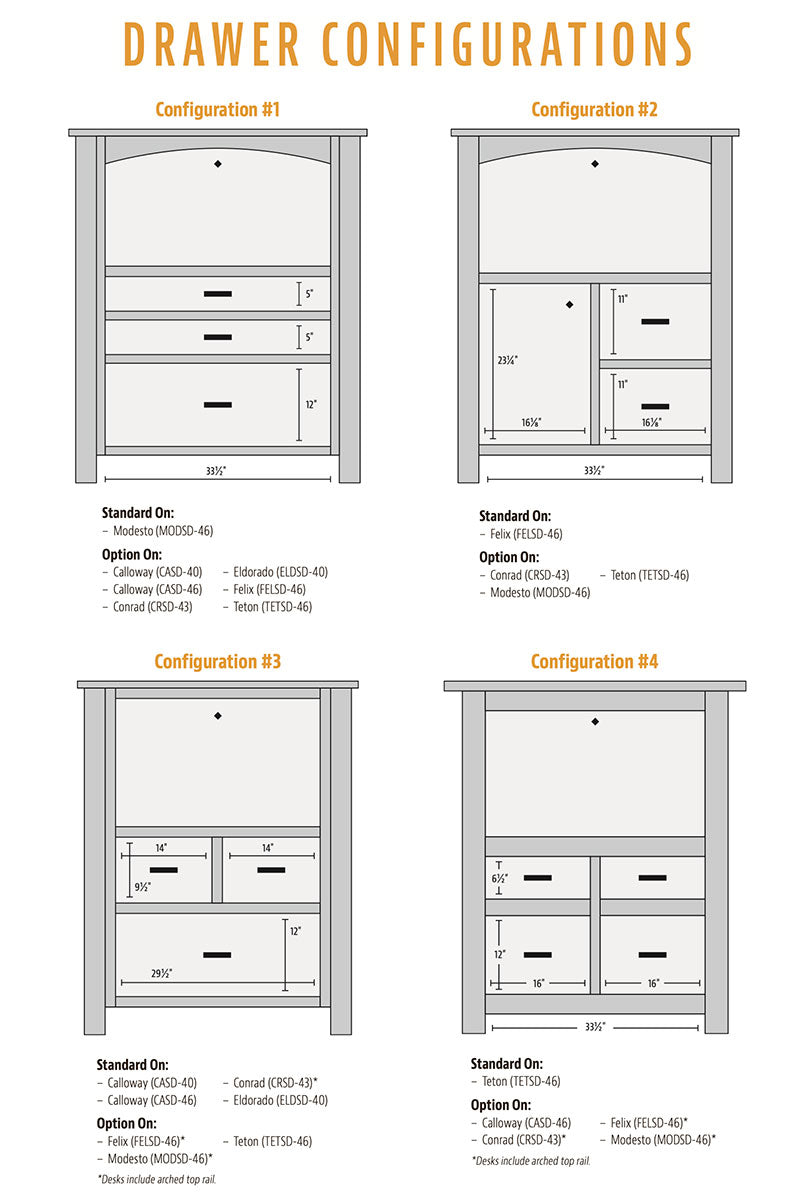 Conrad Secretary Desk