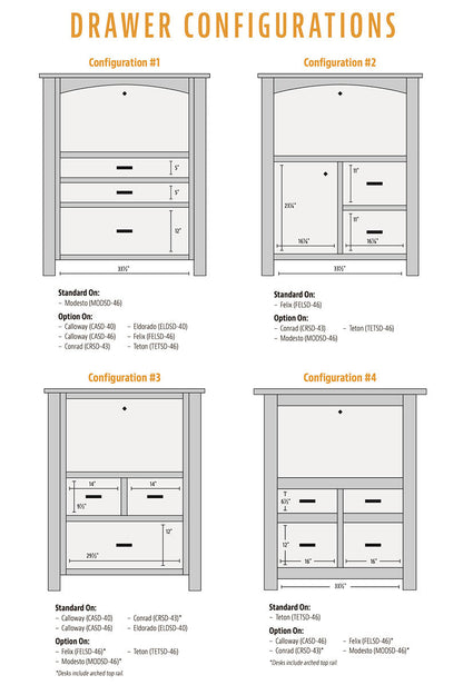 Conrad Secretary Desk