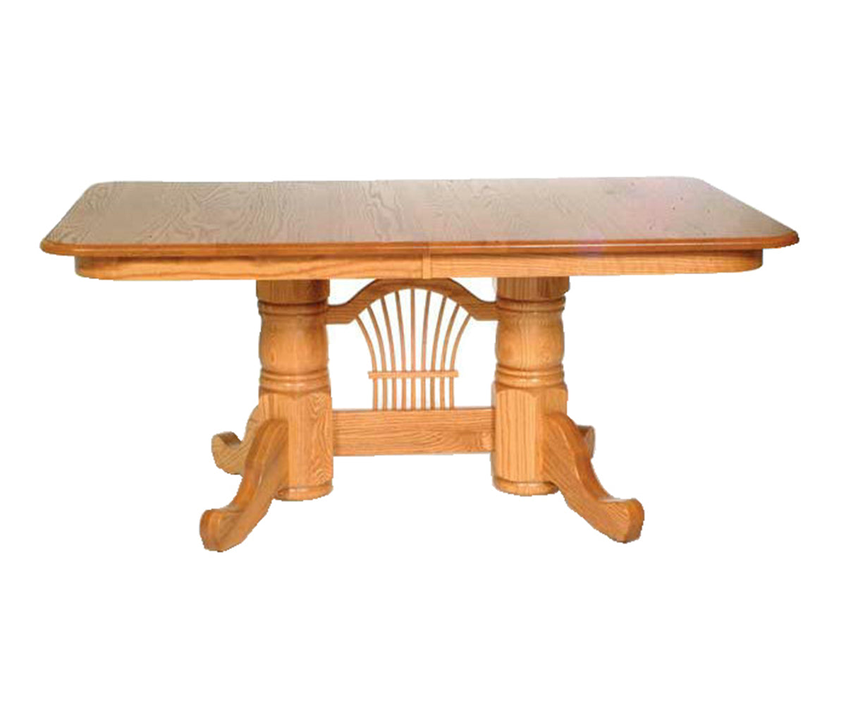 Double Pedestal Table