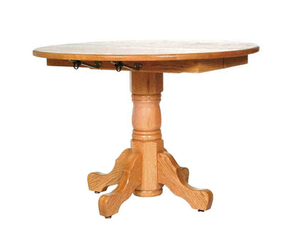 Drop Leaf Single Pedestal Table