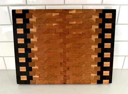 The Dubai Cutting Board – Brooklyn Wood Pattern 12" x 16"